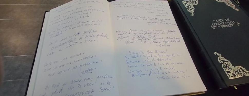 Imagini emoționante de la Arena Națională. Altar de flori în memoria lui Mircea Lucescu. Premierul Bolojan i-a adus un ultim omagiu 1059673