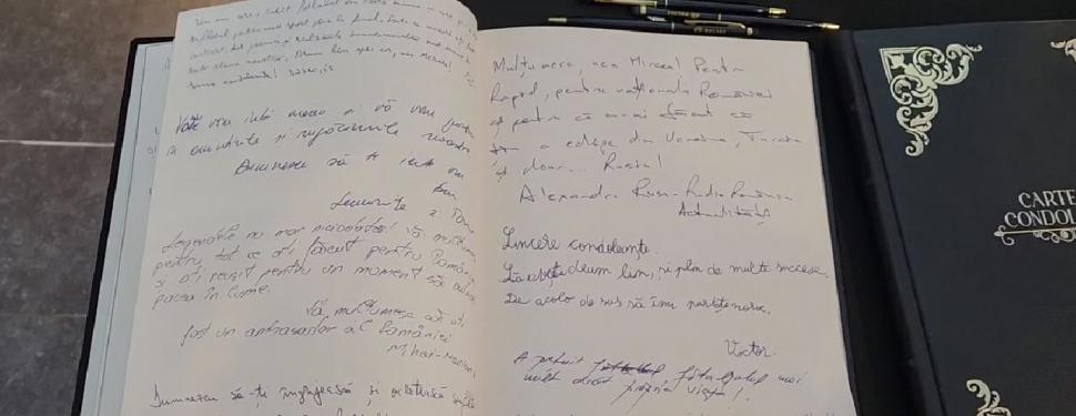 Imagini emoționante de la Arena Națională. Altar de flori în memoria lui Mircea Lucescu. Premierul Bolojan i-a adus un ultim omagiu 1059674