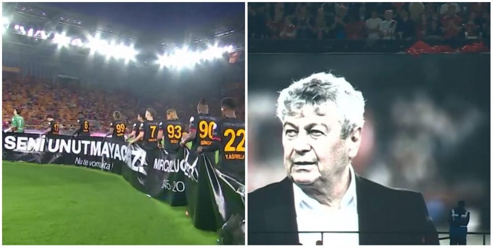 Jucătorii Galatasaray, mesaj special în română pentru Mircea Lucescu, în Campionatul Turciei. Momente de reculegere, pe mari stadioane 1059719