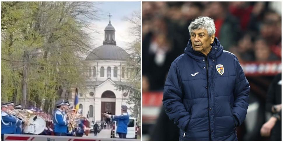 Mircea Lucescu a fost înmormântat cu onoruri militare la Cimitirul Bellu 1060000