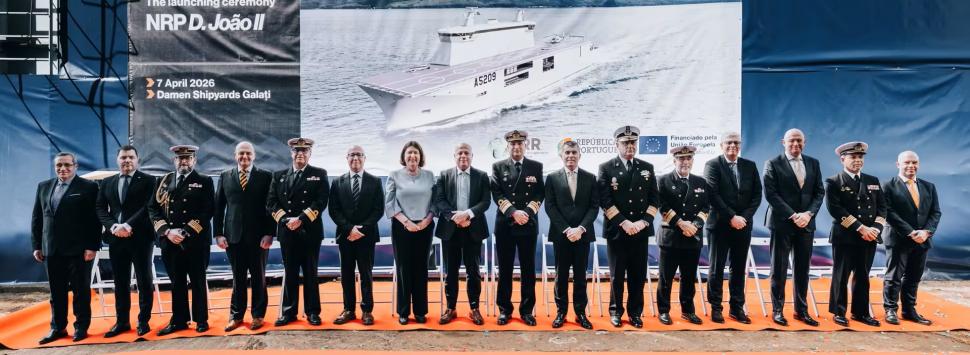 Prima navă-portavion pentru drone din Europa a fost lansată la apă în România 1059972