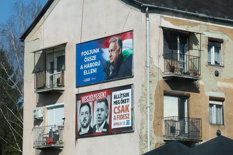 panouri electorale în Ungaria