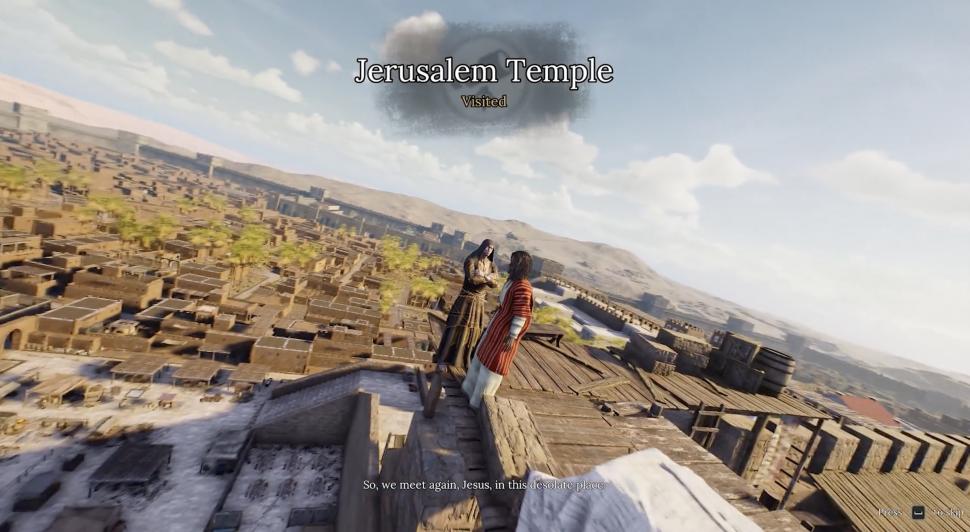 Un joc video nou simulează rolul lui Iisus Hristos din Biblie: Ești botezat, faci minuni, te lupți cu Diavolul, ești răstignit și învii 1060761