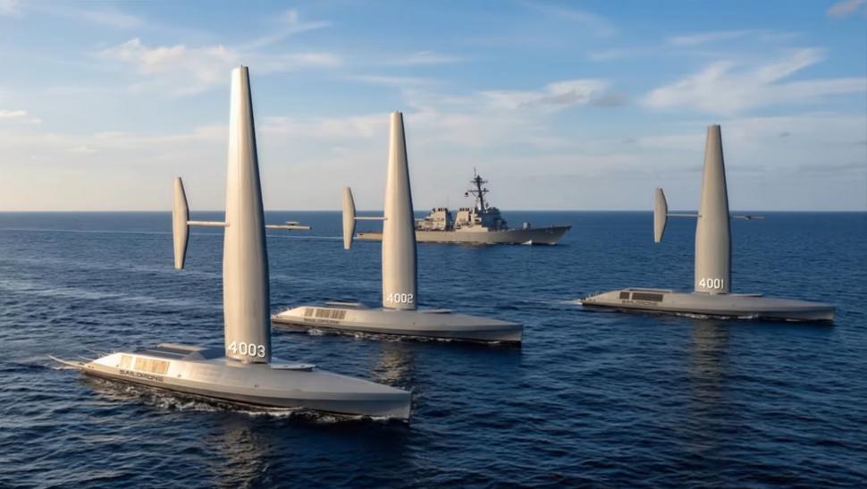 Marina SUA va avea drone maritime uriașe cu care să vâneze submarine: Cum arată Spectre, nava silențioasă cu vele și fără echipaj 1062978