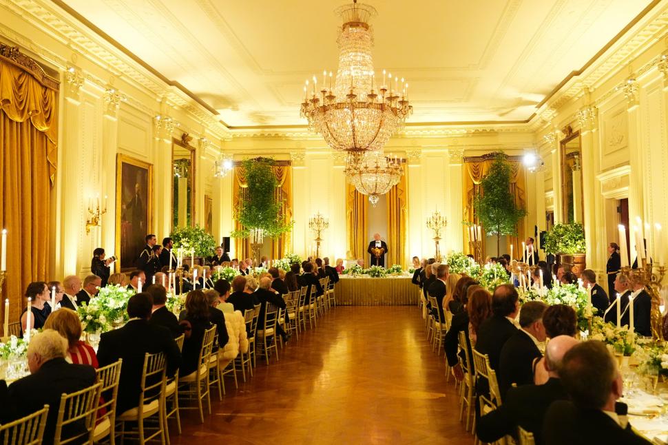 Modă, miliardari și glume: În culisele dineului de stat de la Casa Albă pentru Regele Charles. Melania Trump a organizat cina 1064509