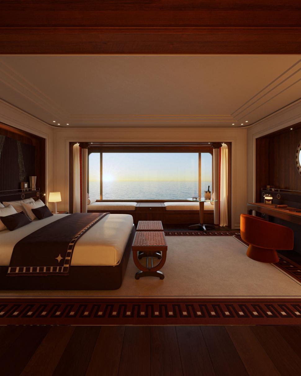 Cel mai mare yacht cu vele din lume pleacă în prima călătorie. Cum arată vasul luxos de croazieră Orient Express Corinthian 1065136
