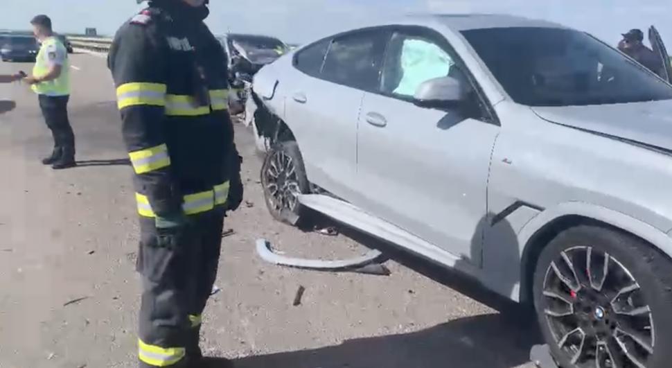 Carambol cu șase mașini pe Autostrada A3, în Prahova: Sensul spre București, blocat. Traficul a fost deviat pe DN1 1065639