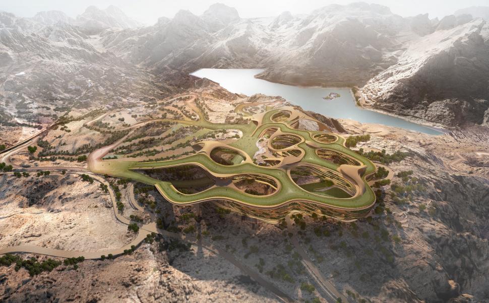 Arabia Saudită a început să ridice trei baraje gigantice pentru a crea un lac artificial în deșert. Apoi, proiectul s-a oprit brusc 1066414