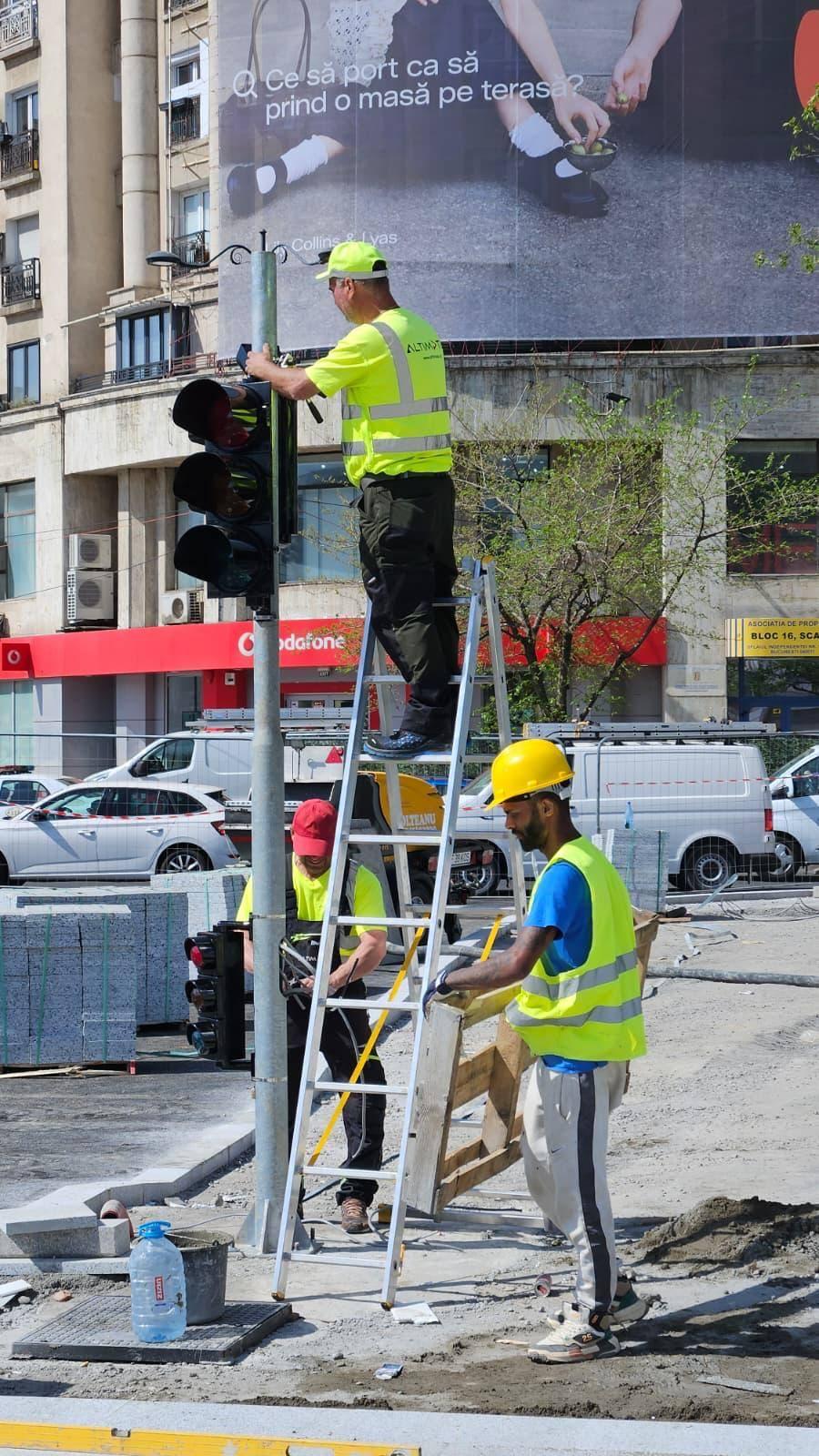Circulația în zona Piața Unirii se reia de săptămâna viitoare. Imagini cu lucrările care se fac acum acolo 1066833