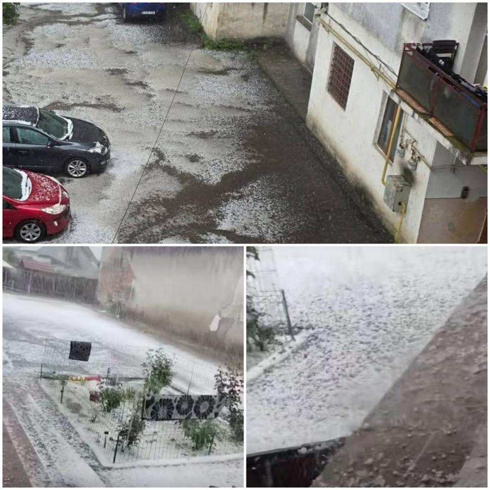 Imagini cu inundaţiile provocate de furtunile, însoţite de grindină, în unele judeţe. În Buzău a fost cod portocaliu de ploi torenţiale 1067451