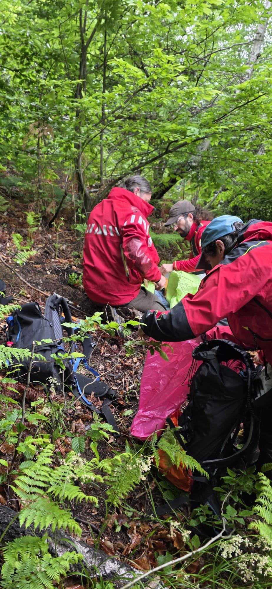 Alexandru, copilul dispărut în judeţul Sibiu, a fost găsit în viaţă, într-o pădure. Primele imagini surprinse din elicopter 1068267