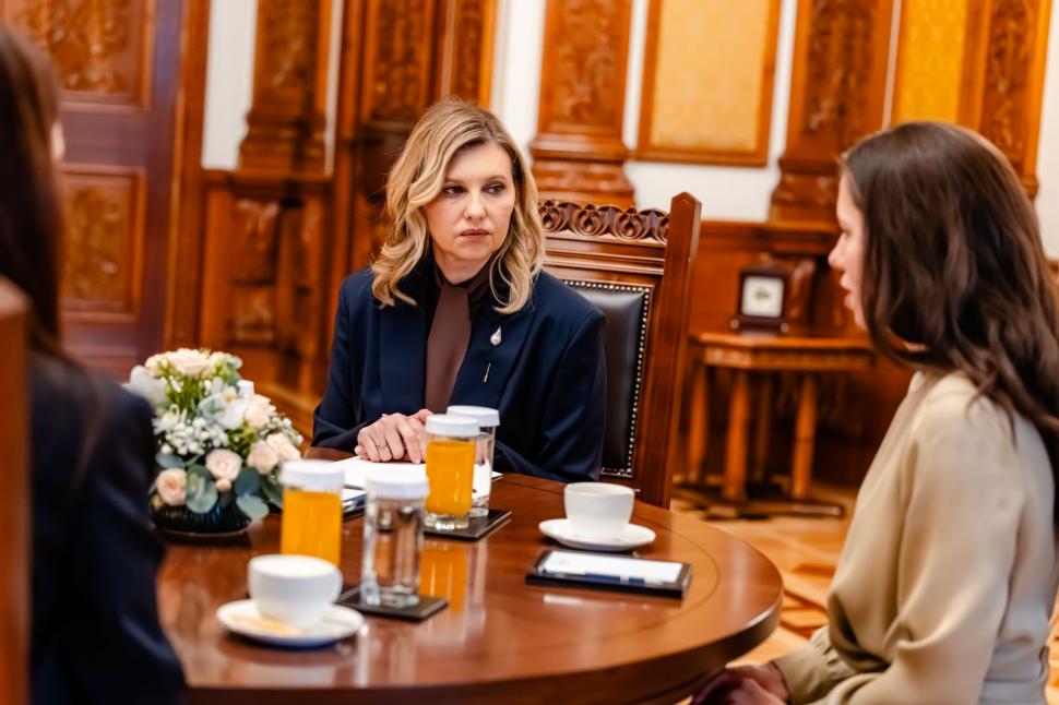 Ce au făcut Mirabela Grădinaru și Olena Zelenska în timpul Summit-ului B9. Imagini cu cele două prime doamne 1068336