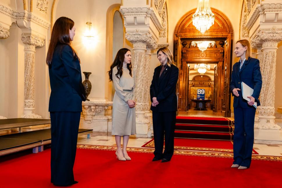 Ce au făcut Mirabela Grădinaru și Olena Zelenska în timpul Summit-ului B9. Imagini cu cele două prime doamne 1068338