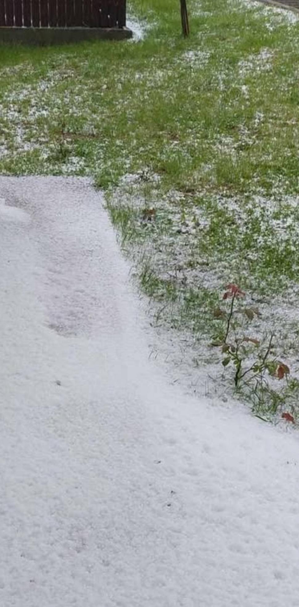 Furtunile şi grindina au făcut prăpăd în ţară. Străzi inundate, copaci doborâţi peste maşini, acoperişuri smulse de vânt 1068051