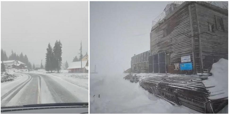 Ninge în România, pe 13 mai. Zăpada a ajuns la 2 metri la staţia meteo de pe Vârful Omu 1068226