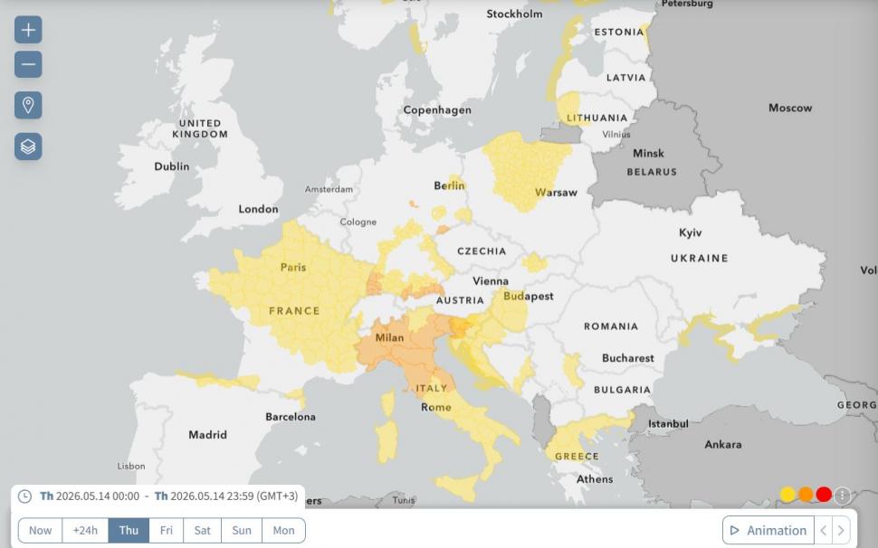Europa este lovită de 3 cicloane. Vreme extremă cu ploi torențiale și ninsori. Ce țări vor fi afectate 1068598