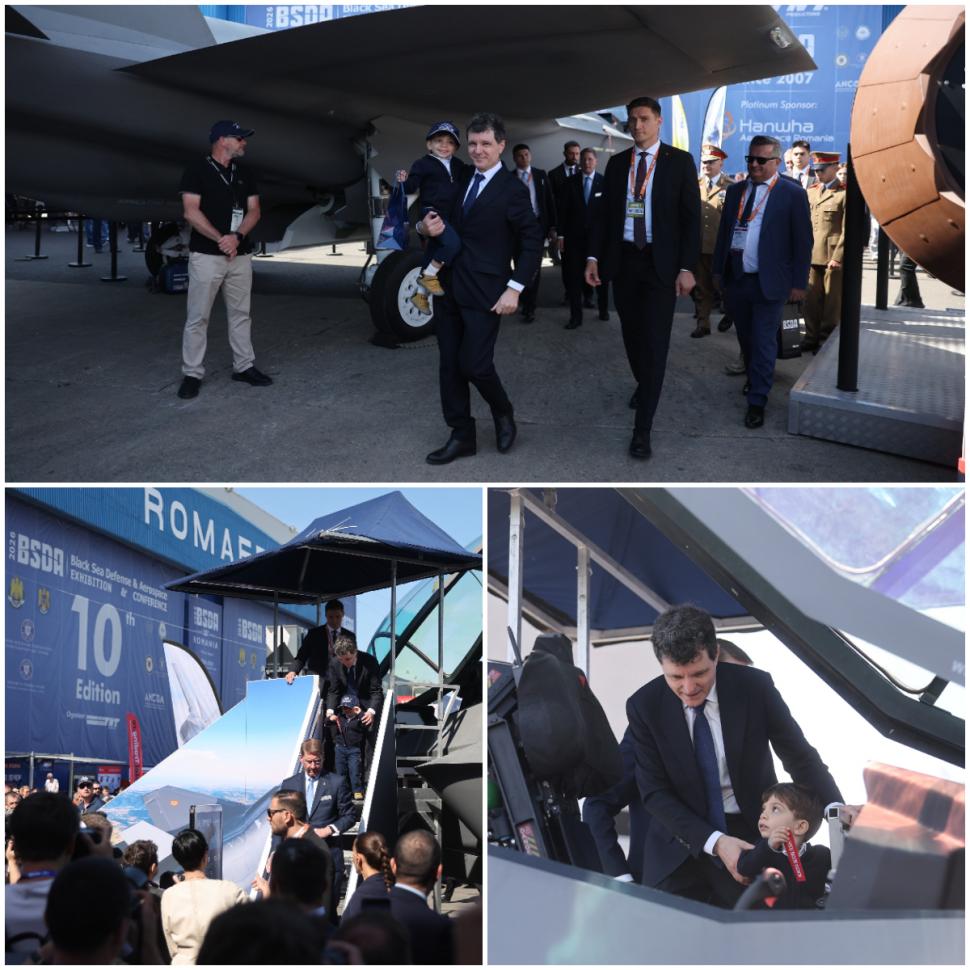 Nicușor Dan, despre vizita cu fiul său, Antim, la expoziția Black Sea Defense: "Orice are 4, 6, 8 roți e potrivit pentru el" 1068997