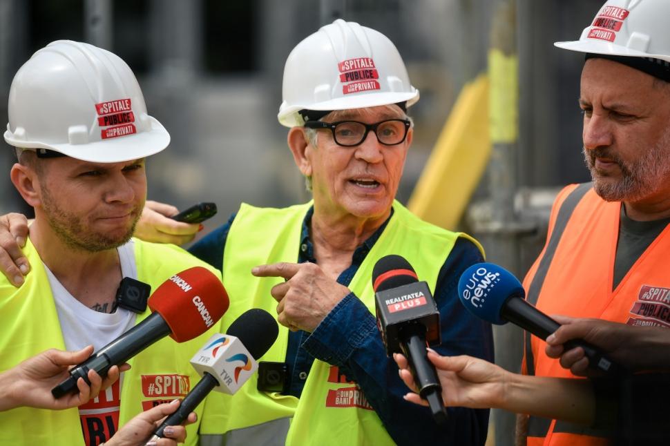 Actorul Eric Roberts a vizitat şantierul viitoarei Clinici de Psihiatrie Pediatrică „Prof. Dr. Alexandru Obregia” 1069948