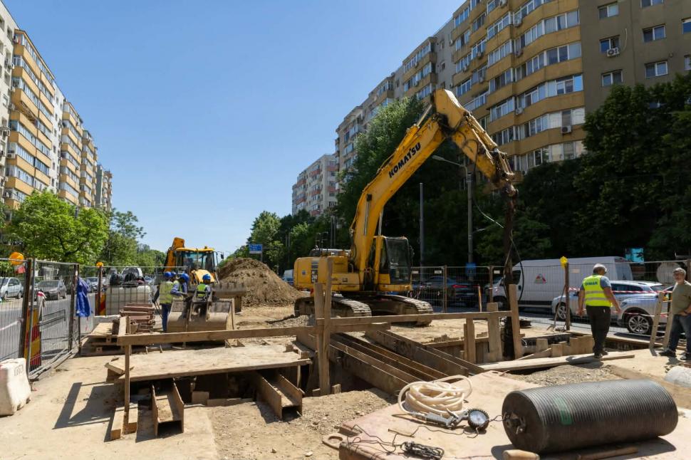 Risc de pierdere a finanțării europene pentru șantierele din București. Ciprian Ciucu le-a cerut constructorilor să se grăbească 1069867