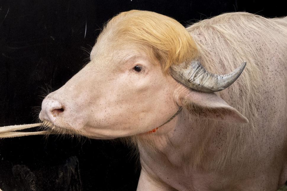Celebritatea a făcut ca bivolul „Donald Trump” să scape cu viață. Cu câteva ore înainte să fie ucis, guvernul a intervenit 1072193