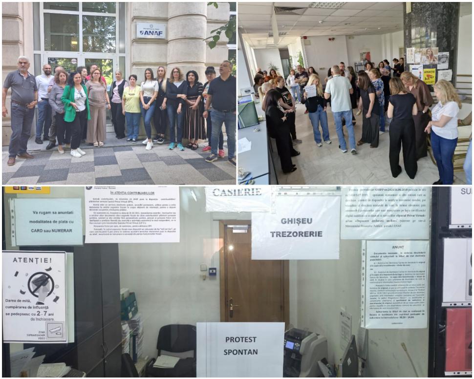 Legea salarizării apasă butonul revoltelor. Asistenții medicali sunt în stradă, protest la ANAF și Trezorerie. Vămile amenință cu greva 1072282