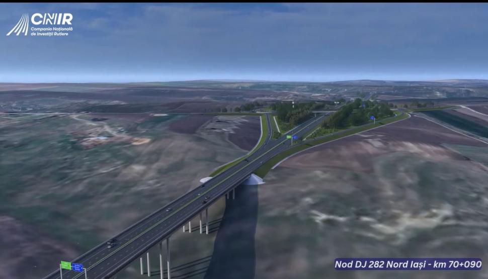 A fost semnat contractul pentru cel mai scump lot al Autostrăzii A8: Când va fi gata Lețcani-Iași, cu tuneluri cu trei benzi pe sens 1072750