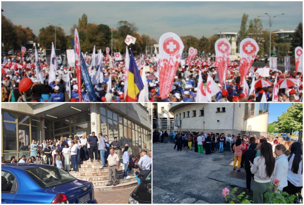 proteste la anaf si sanitas