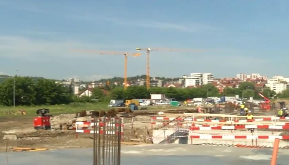 Lucrările la Spitalul monobloc pentru Copii din Cluj-Napoca au avansat. Cum arată şantierul unităţii: Vor fi 5 etaje şi un heliport 1074604