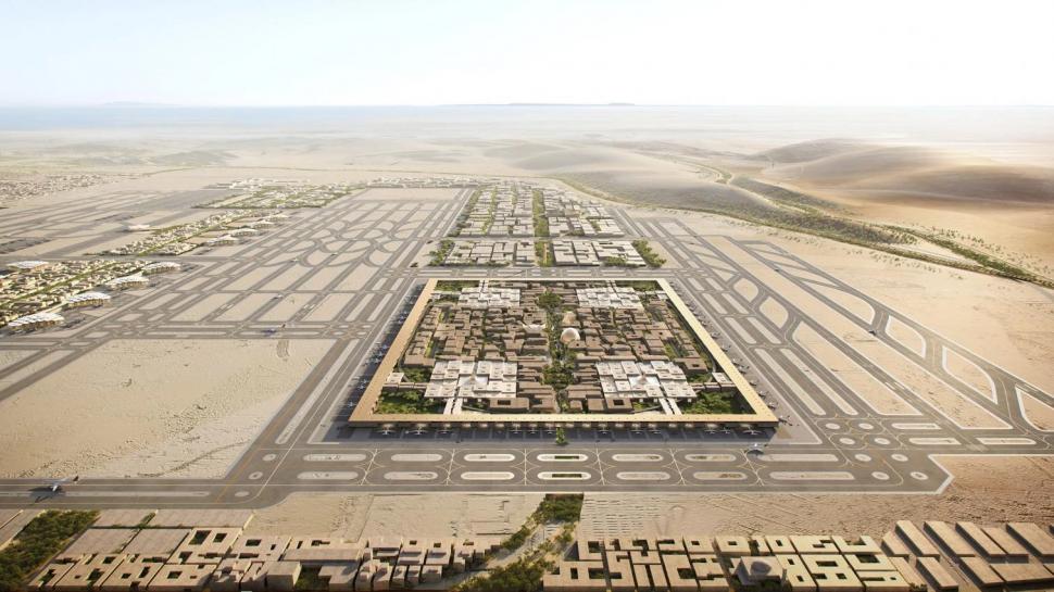 O „aerotropolă” este construită de Arabia Saudită în deșert. Când va fi gata și cum va arăta aeroportul-oraș King Salman din Riad  1075798