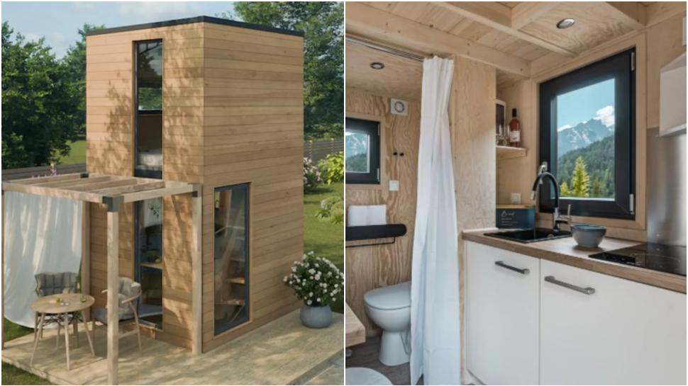 Cum arată casa de doar 10 metri pătraţi care are bucătărie, baie şi dormitor. Se vinde cu 27.000 de euro 1078676