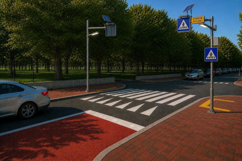Peste 1.100 de intersecții și treceri din București vor fi modernizate. Sectorul 3 se transformă complet: Cum vor arăta noile „zebre” 1079017