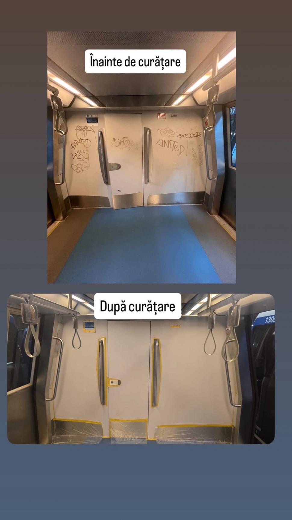 Ce a găsit Metrorex în patru trenuri, pe care le-a retras temporar din circulație. Anunțul companiei pentru călători 1079273