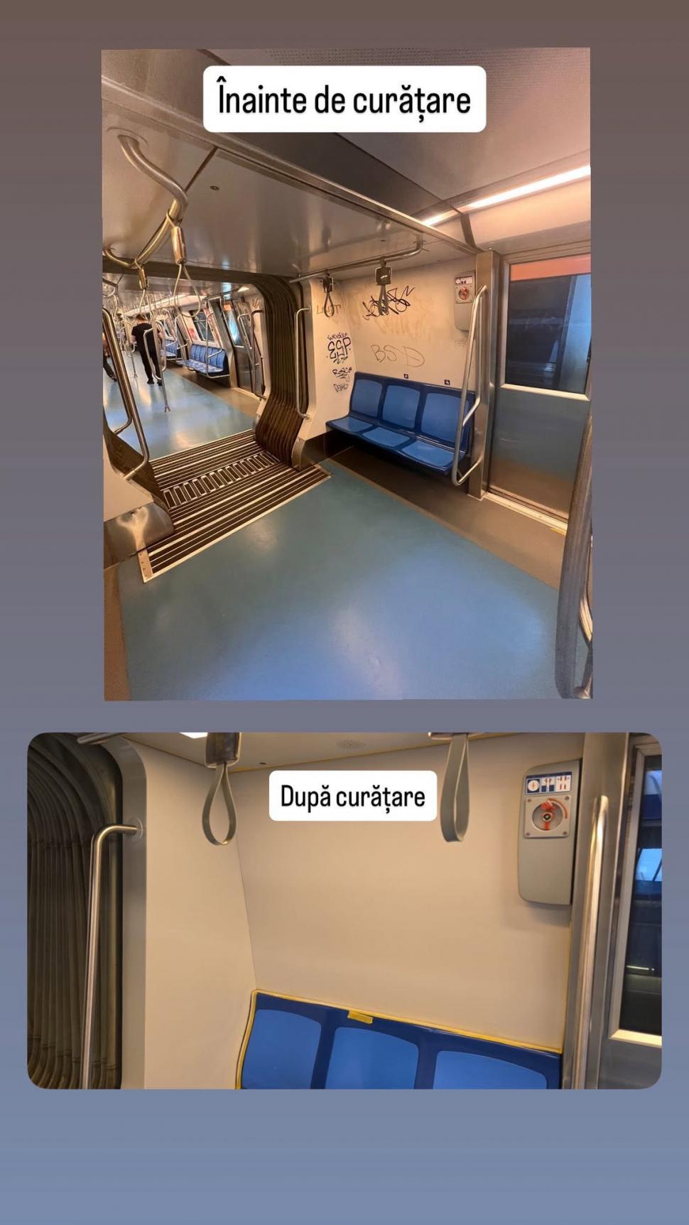 Ce a găsit Metrorex în patru trenuri, pe care le-a retras temporar din circulație. Anunțul companiei pentru călători 1079275