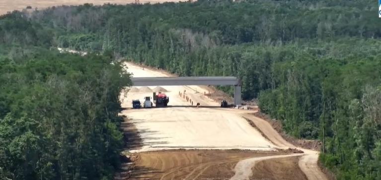 Circulaţia pe A0 Nord, lotul 1 Joiţa-Corbeanca, ar putea fi deschisă până la finalul anului. Imagini din dronă cu stadiul lucrărilor 1080006