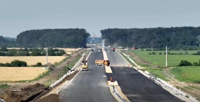 Circulaţia pe A0 Nord, lotul 1 Joiţa-Corbeanca, ar putea fi deschisă până la finalul anului. Imagini din dronă cu stadiul lucrărilor 1080007