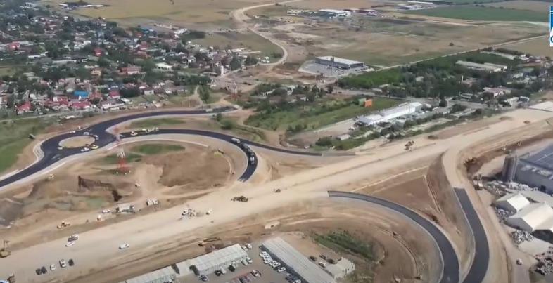 Circulaţia pe A0 Nord, lotul 1 Joiţa-Corbeanca, ar putea fi deschisă până la finalul anului. Imagini din dronă cu stadiul lucrărilor 1080011