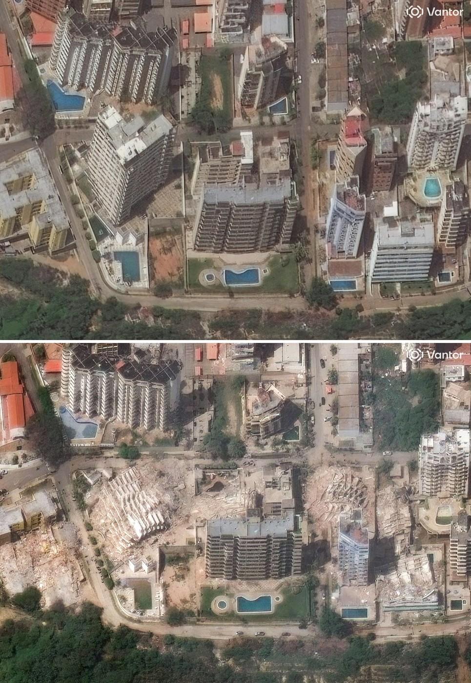 Înainte și după. Imagini din satelit. Cum arată acum zonele devastate într-un minut de cutremurele din Venezuela 1080251