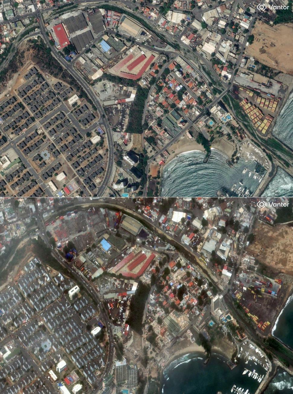 Înainte și după. Imagini din satelit. Cum arată acum zonele devastate într-un minut de cutremurele din Venezuela 1080252