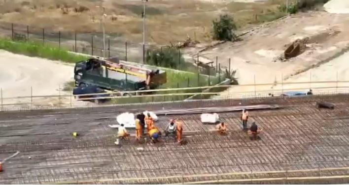 Directorul CNAIR cere firmei chineze accelerarea ritmului la lucrările de pe Lotul 3 din A0 (Afumați-Pantelimon). Cum arată drumul acum 1080412
