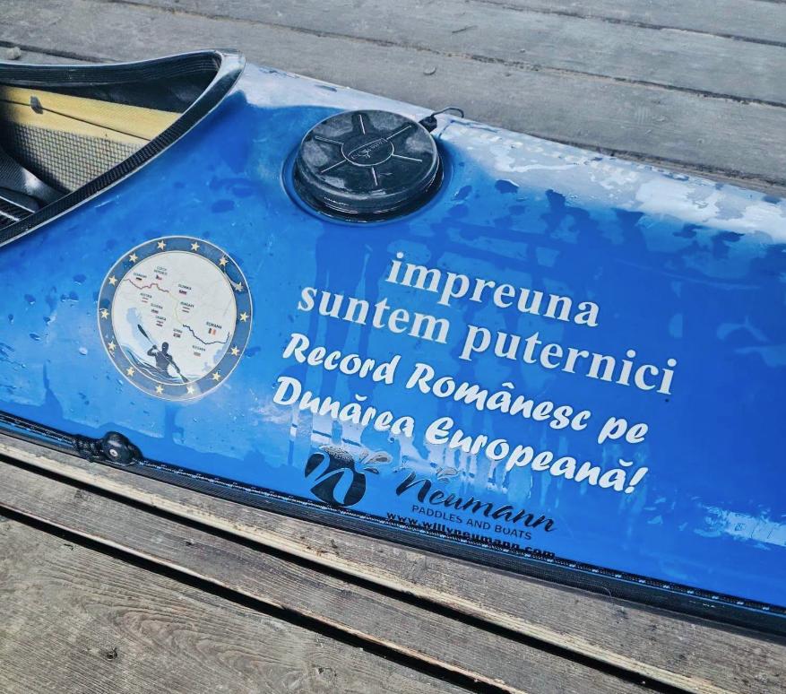 Flaviu a parcurs singur aproape 2.800 de kilometri cu caiacul pe Dunăre, din Germania la Sulina, ca să transmită un mesaj 1080366