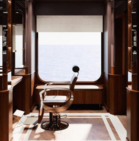Salon de frumusețe Guerlain și coniac în penthouse. Imaginea luxului pe primul super-iaht Orient Express. Cât va costa o călătorie 1080382