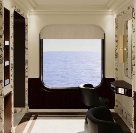 Salon de frumusețe Guerlain și coniac în penthouse. Imaginea luxului pe primul super-iaht Orient Express. Cât va costa o călătorie 1080383