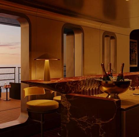 Salon de frumusețe Guerlain și coniac în penthouse. Imaginea luxului pe primul super-iaht Orient Express. Cât va costa o călătorie 1080386