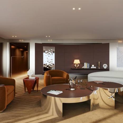 Salon de frumusețe Guerlain și coniac în penthouse. Imaginea luxului pe primul super-iaht Orient Express. Cât va costa o călătorie 1080402