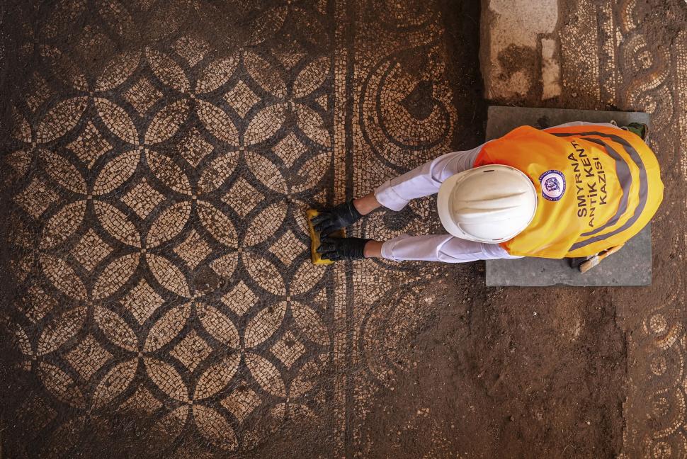Descoperire arheologică impresionantă: Un mozaic antic, care schimbă ce știam despre simbolurile iubirii, a fost găsit intact în Turcia 1080644