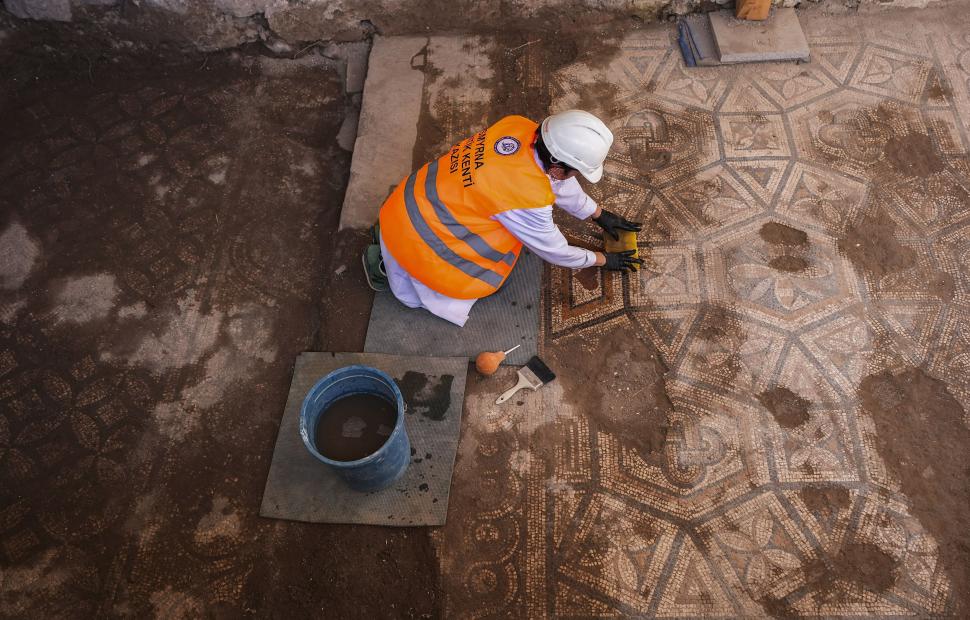 Descoperire arheologică impresionantă: Un mozaic antic, care schimbă ce știam despre simbolurile iubirii, a fost găsit intact în Turcia 1080648