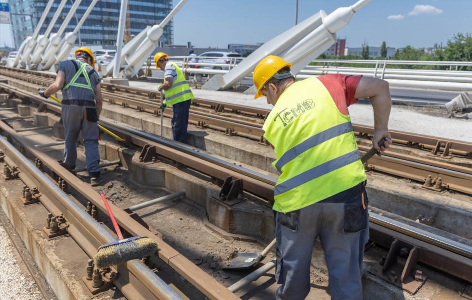 Imagini de la lucrările la Pasajul Basarab. Harta restricțiilor de circulați impuse din 29 iunie. Două linii de tramvai sunt suspendate 1080527