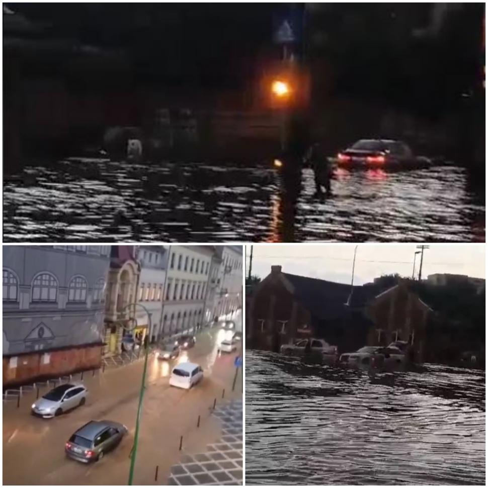 Codul roșu de vijelii a făcut ravagii în Brașov: copaci căzuţi, gospodării inundate, o ambulanţă şi mai multe maşini au rămas blocate 1081894
