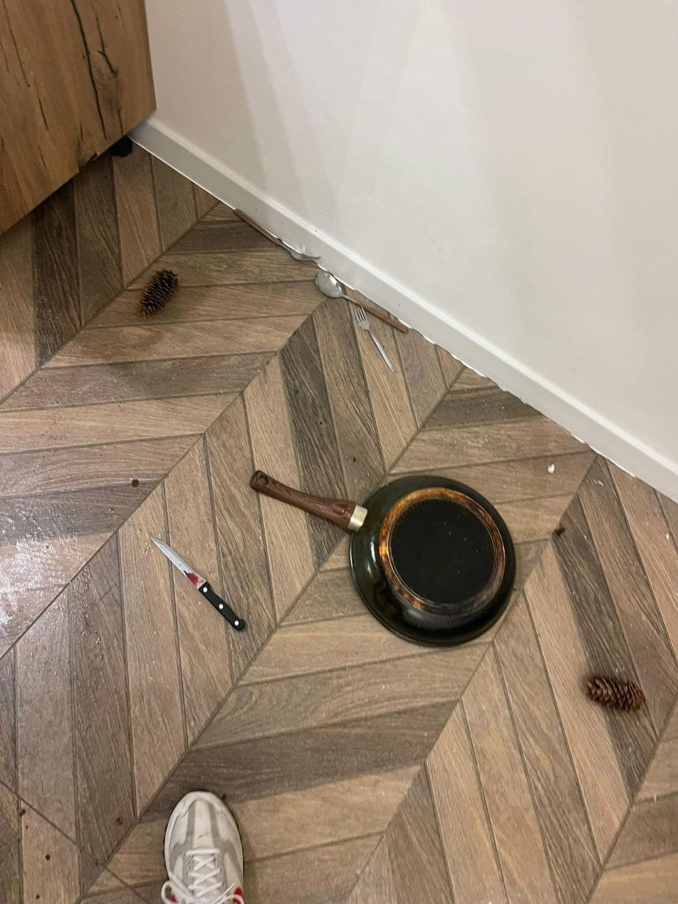 Proprietarul unei cabane din Runcu a fost șocat să constate că turiștii i-au distrus casa. S-au luat la bătaie, au spart şi pereţii 1082455