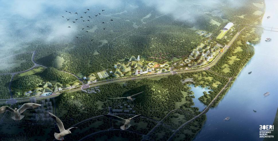 China construiește un oraș-pădure în care 40.000 de copaci vor crește pe clădiri pentru a combate poluarea. Cum va arăta Liuzhou Forest 1084895